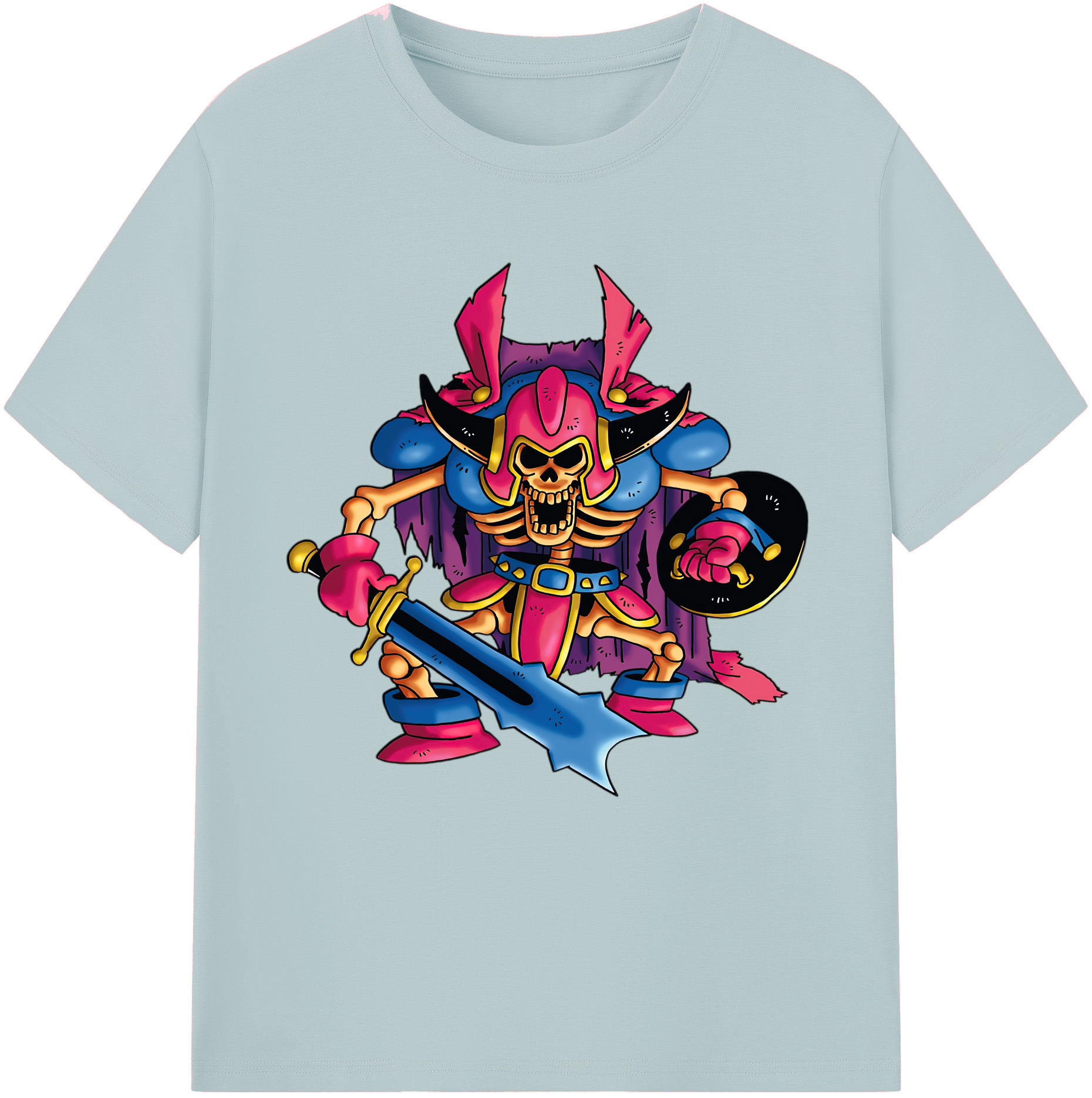 （画像用） ドラゴンクエスト Doragon Kuesuto Dragon Quest 綿100％半袖Tシャツ（フロントプリント）